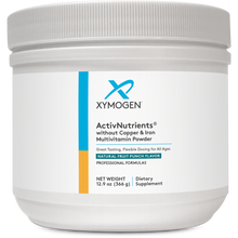 Load image into Gallery viewer, XYMOGEN®, ActivNutrients® without Copper & Iron Multivitamin Powder Fruit Punch 60 Servings