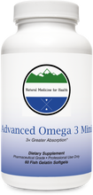 Load image into Gallery viewer, Natural Medicine for Health, Advanced Omega 3 Mini 60 Softgel