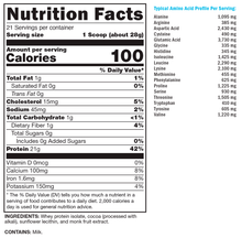 Load image into Gallery viewer, FIT Whey for Sport Cocoa 21 Servings Supplement Facts