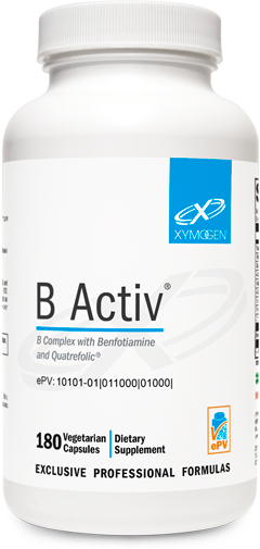 XYMOGEN®, B Activ® 180 Capsules – Natural Medicine For Health