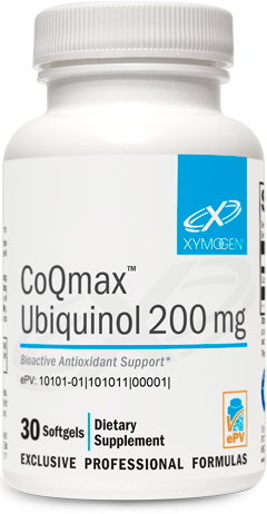 XYMOGEN®, CoQmax™ Ubiquinol 200 mg 30 Softgels