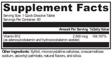 Load image into Gallery viewer, XYMOGEN®, Adeno+Hydroxo B12 Natural Fruit Punch Flavor 60 Tablets