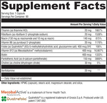 Load image into Gallery viewer, Natural Medicine for Health, Advanced B Complex 90 Capsules
