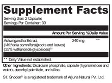 Load image into Gallery viewer, XYMOGEN®, Ashwagandha 35 60 Capsules
