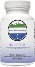 Load image into Gallery viewer, Natural Medicine for Health, D3 5000 IU 60 Softgels