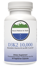 Load image into Gallery viewer, Natural Medicine for Health, D3K2 10,000 60 Capsules
