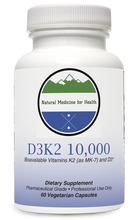 Load image into Gallery viewer, Natural Medicine for Health, D3K2 10,000 60 Capsules