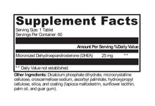 Load image into Gallery viewer, XYMOGEN®, DHEA Micronized 25mg 60 Tablets