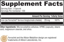 Load image into Gallery viewer, Natural Medicine for Health, Iron 120 Capsules