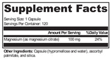 Load image into Gallery viewer, XYMOGEN®, Magnesium Citrate 120 Capsules