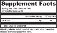Load image into Gallery viewer, XYMOGEN®, Melatonin Peppermint 60 Tablets