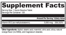 Load image into Gallery viewer, XYMOGEN®, Methylcobalamin 120 Tablets