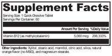 Load image into Gallery viewer, XYMOGEN®, Methylcobalamin 60 Tablets