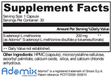 Load image into Gallery viewer, XYMOGEN®, SAM-e 30 Capsules