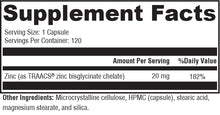 Load image into Gallery viewer, Natural Medicine for Health, Zinc 120 Tablets