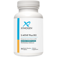 Load image into Gallery viewer, XYMOGEN®, 5-MTHF Plus B12 Cherry 30 Tablets
