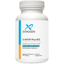 Load image into Gallery viewer, XYMOGEN®, 5-MTHF Plus B12 Cherry 60 Tablets
