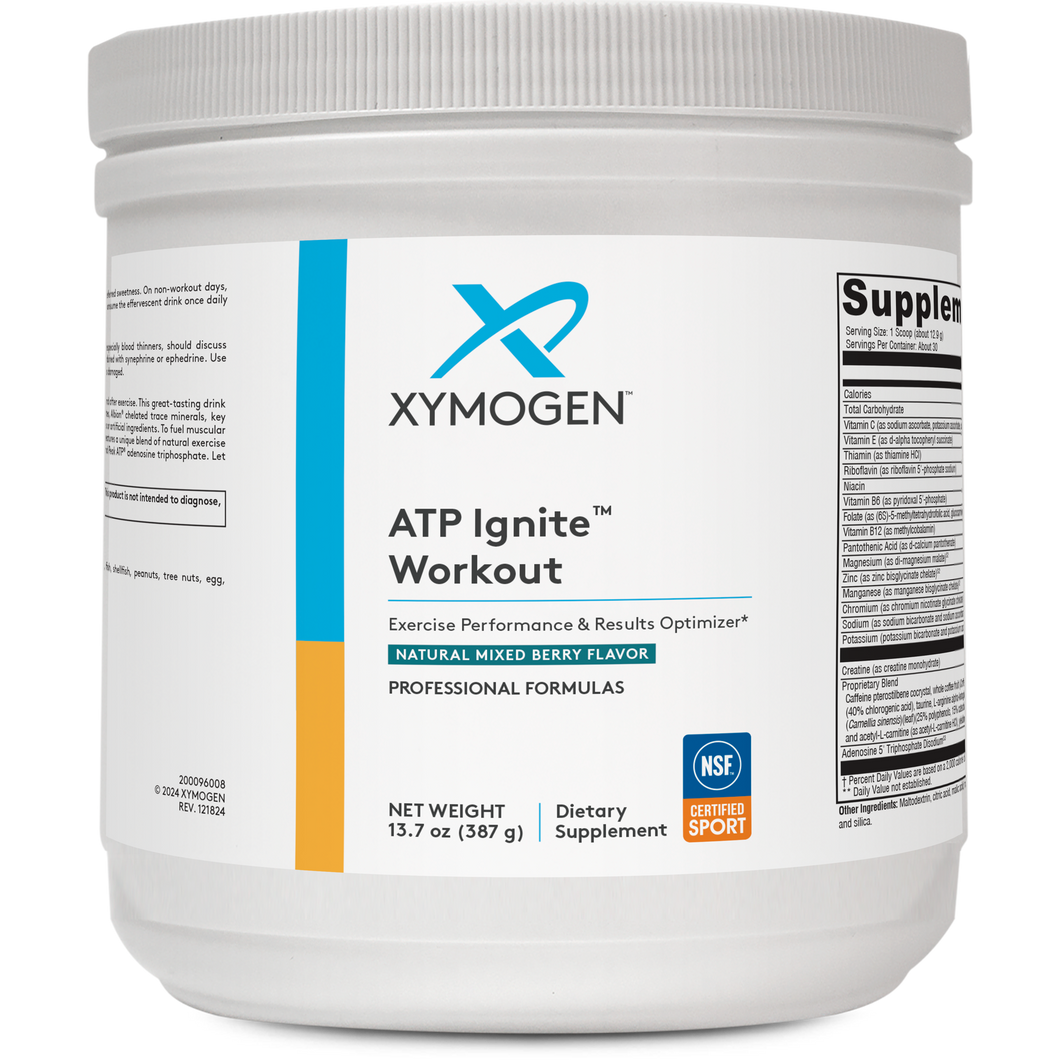 XYMOGEN®, ATP Ignite™ Workout Mixed Berry 30 Servings