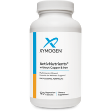 Load image into Gallery viewer, XYMOGEN®, ActivNutrients® without Copper &amp; Iron 120 Capsules
