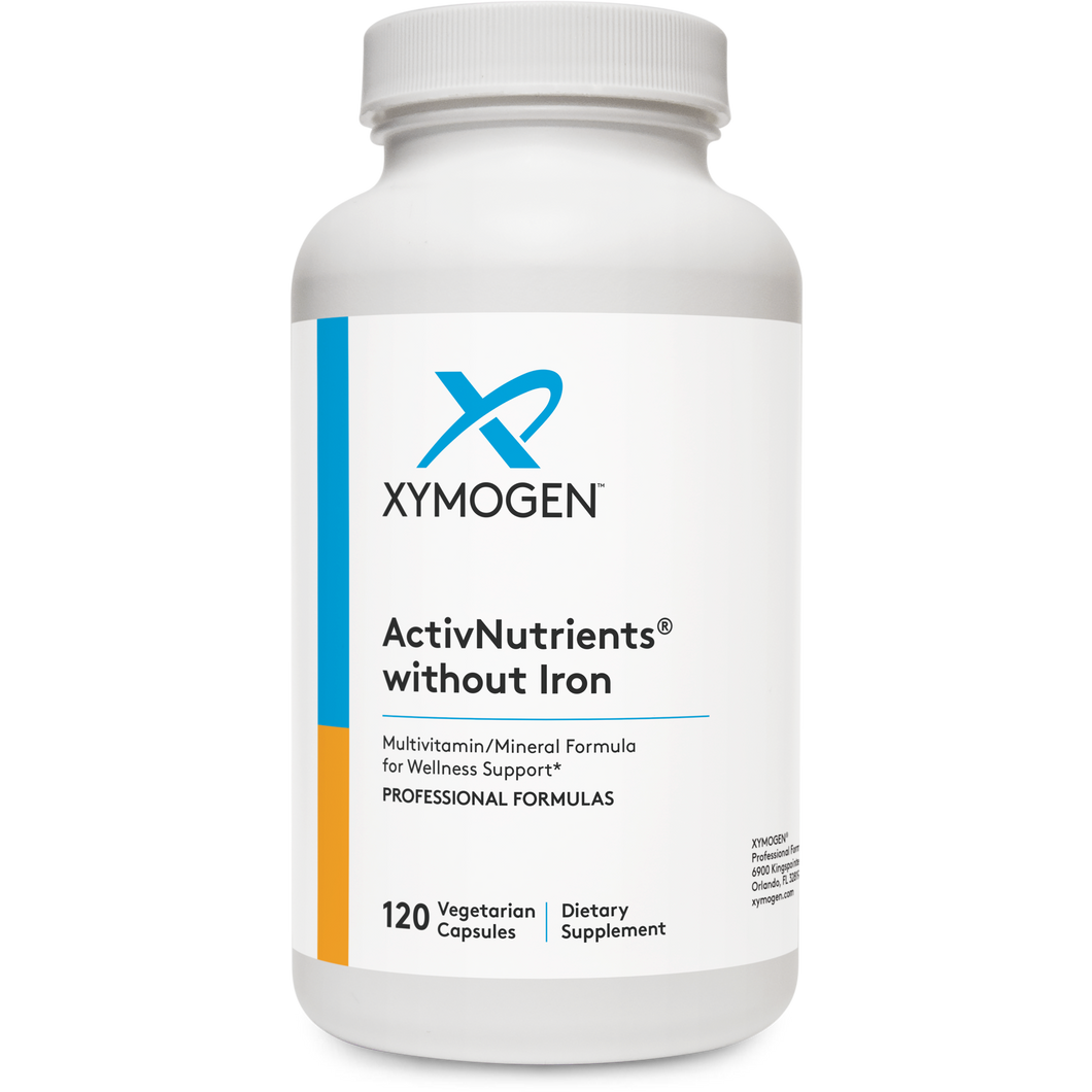 XYMOGEN®, ActivNutrients® without Iron 120 Capsules