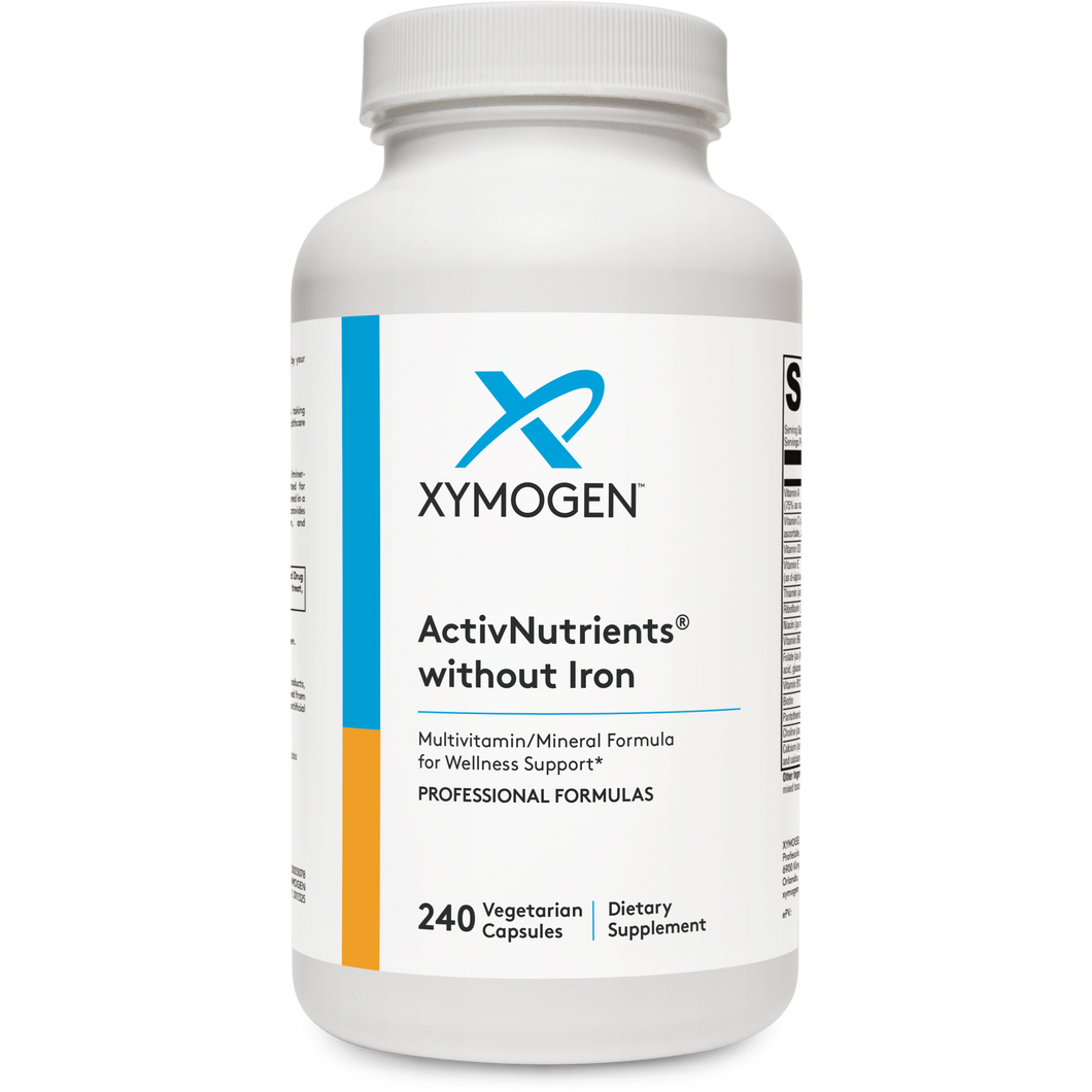 XYMOGEN®, ActivNutrients® without Iron 240 Capsules