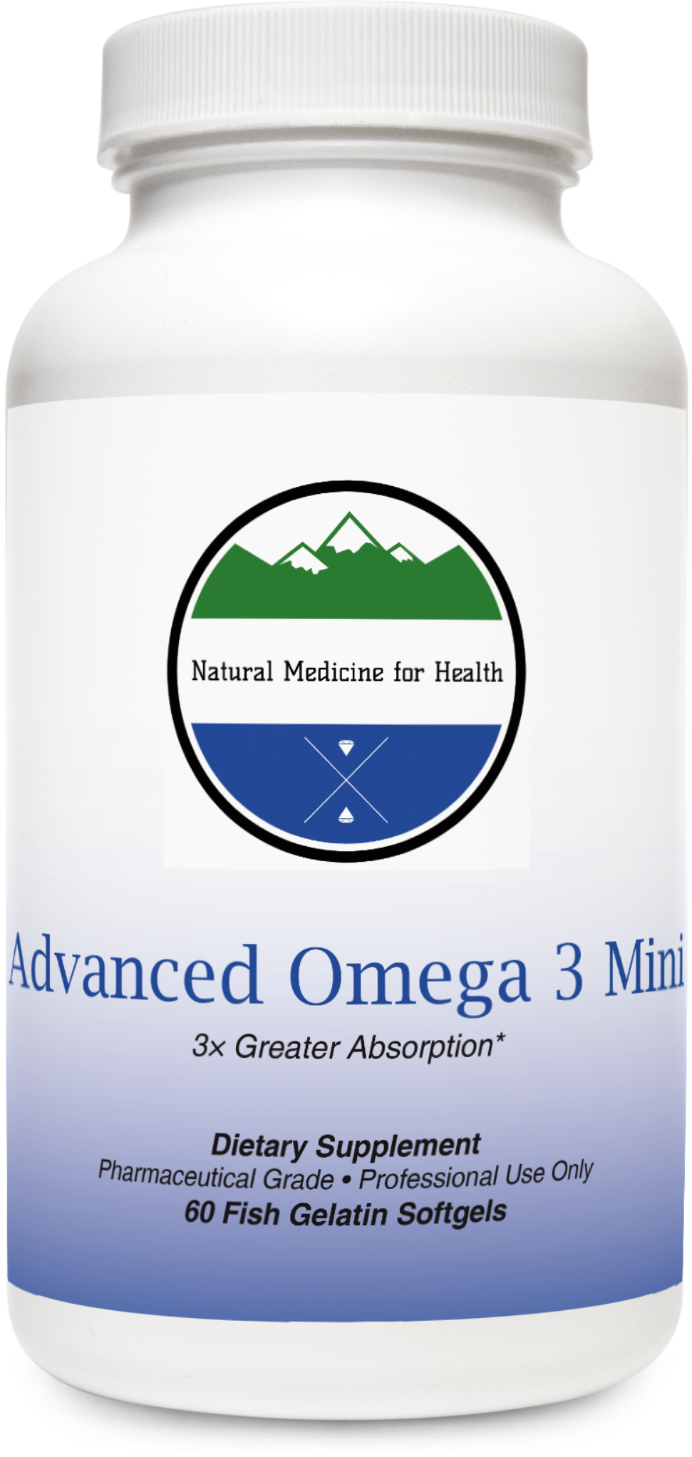 Natural Medicine for Health, Advanced Omega 3 Mini 60 Softgel