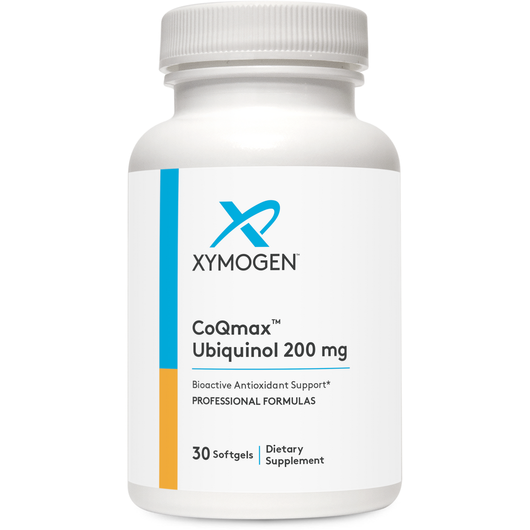 XYMOGEN®, CoQmax™ Ubiquinol 200 mg 30 Softgels