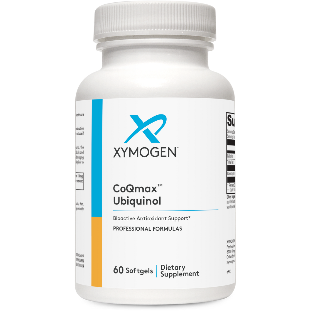 XYMOGEN®, CoQmax™ Ubiquinol 60 Softgels