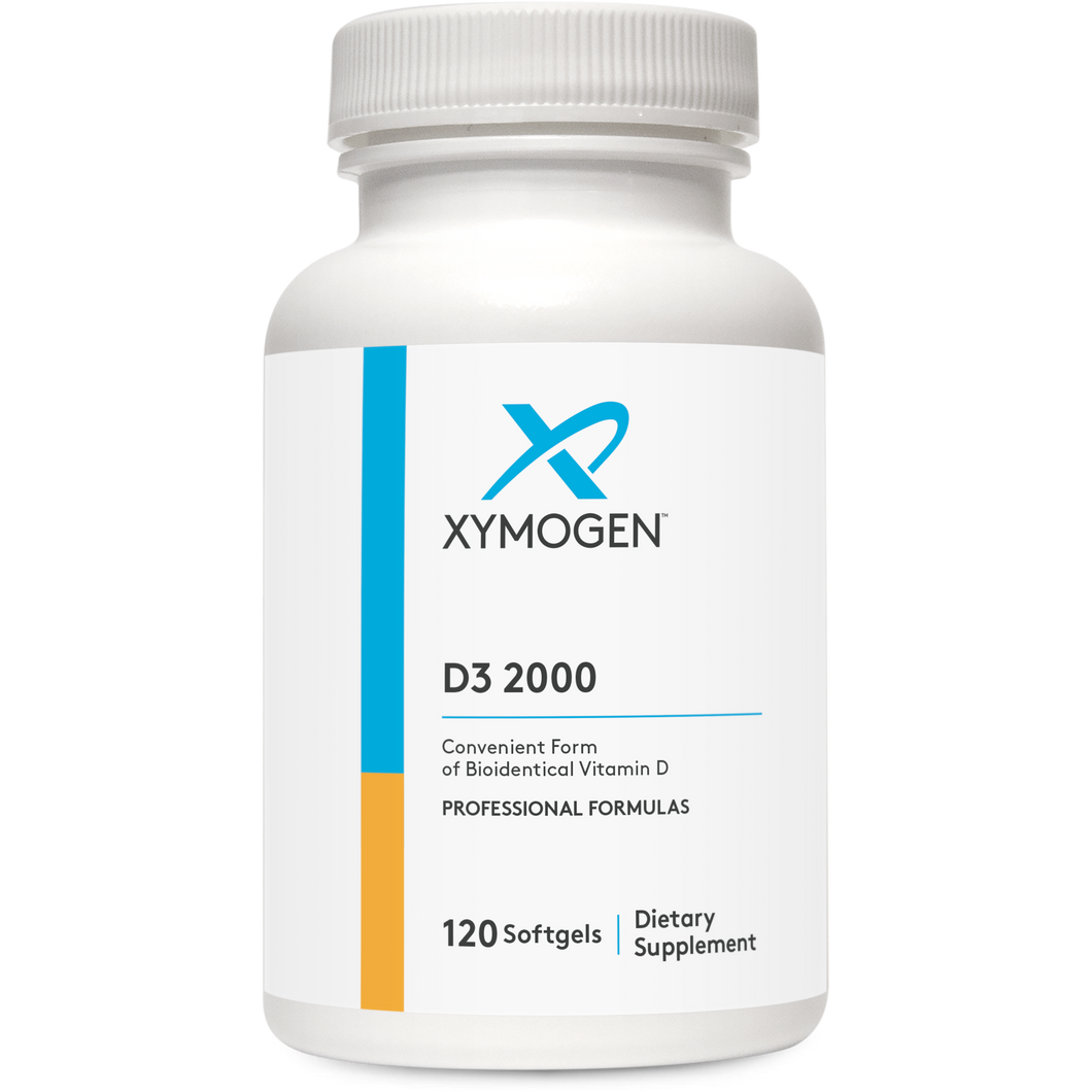 XYMOGEN®, D3 2000 120 Softgels