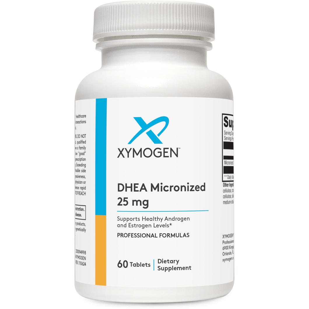 XYMOGEN®, DHEA Micronized 25mg 60 Tablets