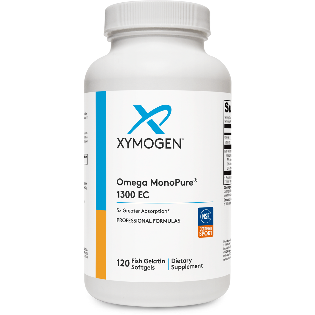XYMOGEN®, Omega MonoPure® 1300 EC 120 Softgels