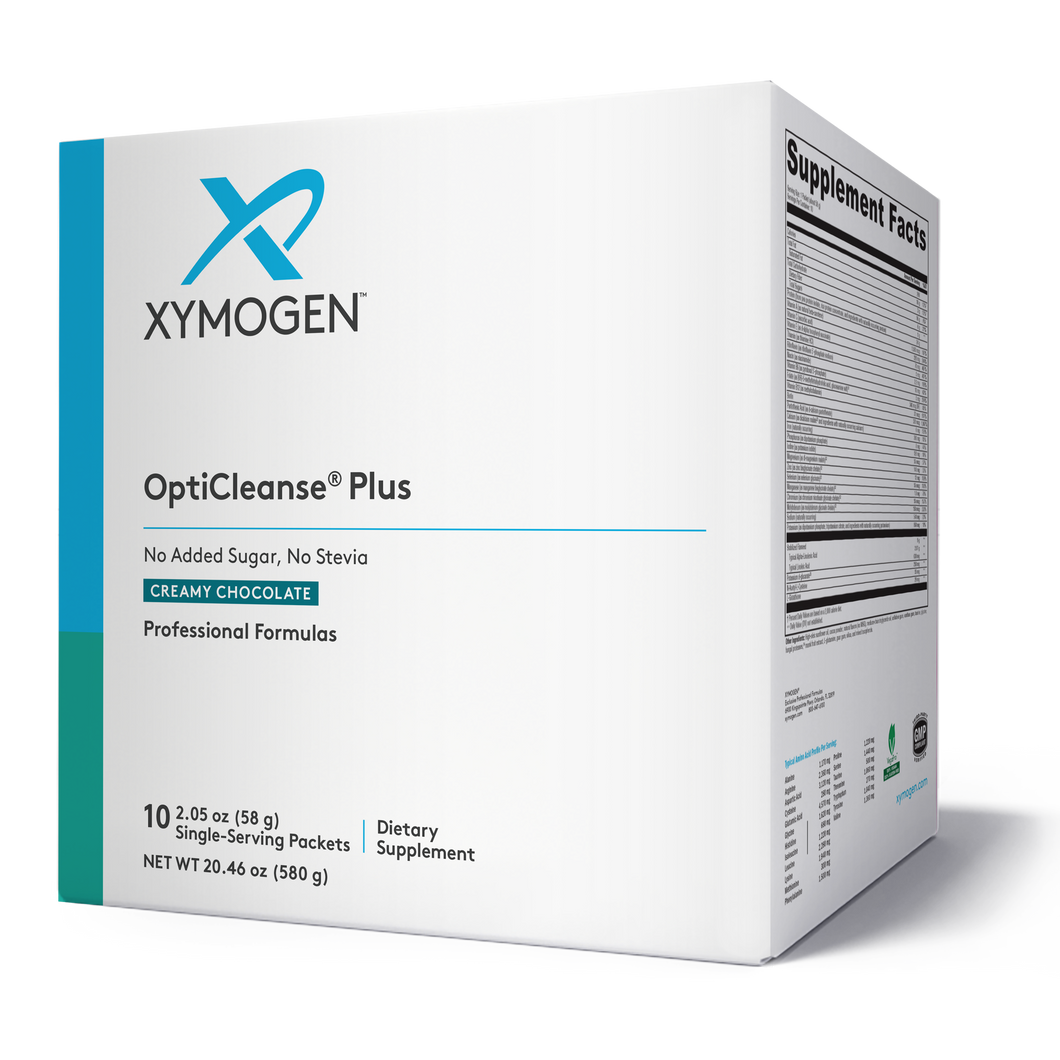 XYMOGEN®, OptiCleanse® Plus Creamy Chocolate 10 Servings