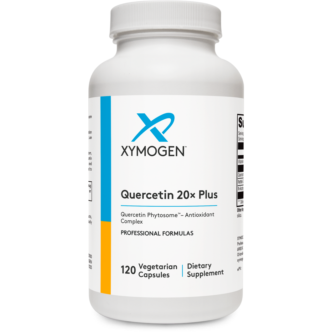 XYMOGEN®, Quercetin 20× Plus 120 Capsules (formerly AllerDHQ)