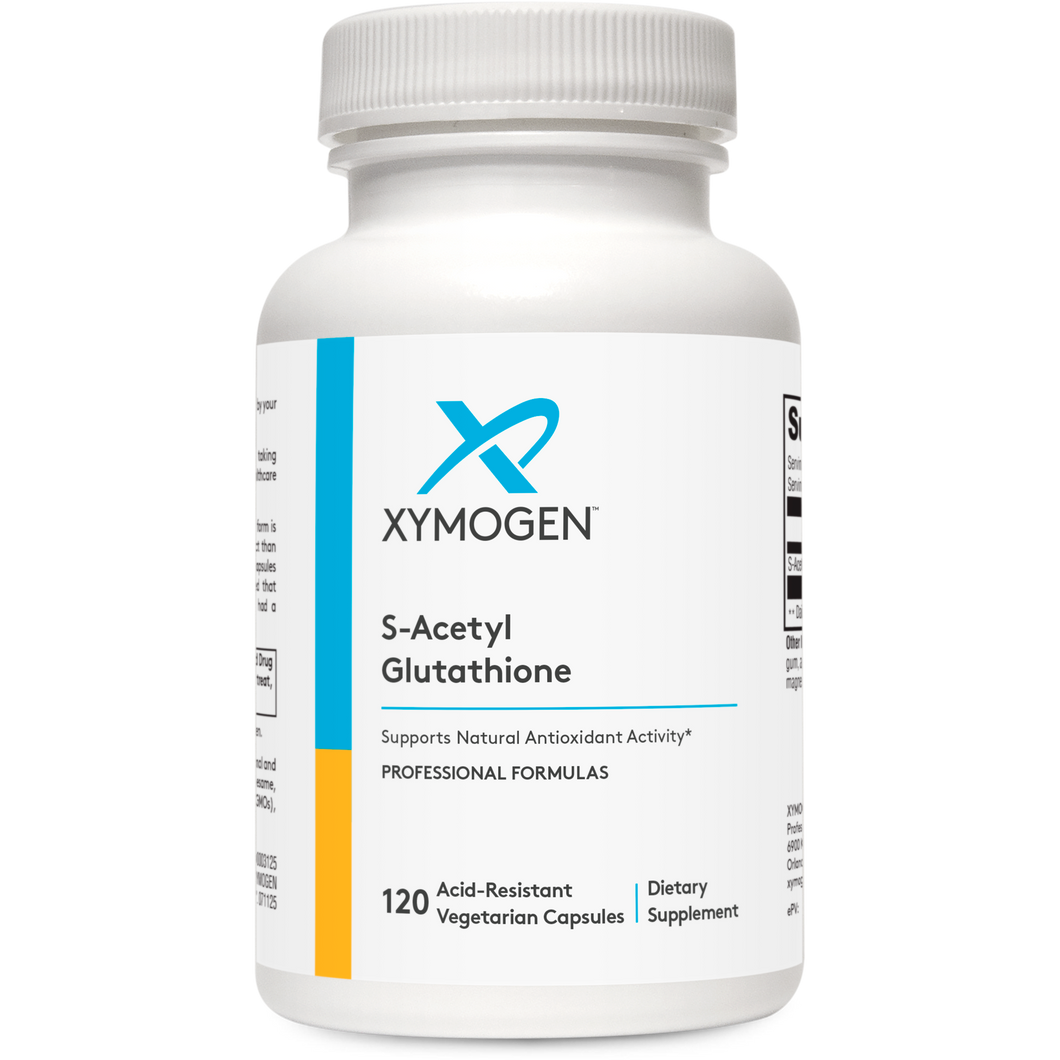 XYMOGEN®, S-Acetyl Glutathione 120 Capsules
