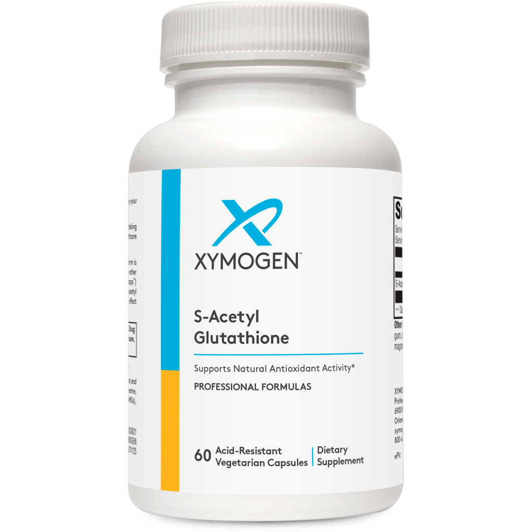 XYMOGEN®, S-Acetyl Glutathione 60 Capsules