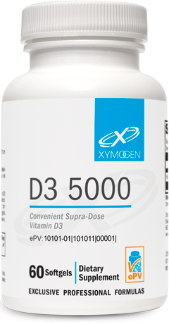 XYMOGEN®, D3 5000 60 Softgels