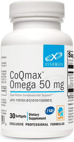 XYMOGEN®, CoQmax™ Omega 50 mg 30 Softgels
