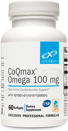 XYMOGEN®, CoQmax™ Omega 100 mg 60 Softgels