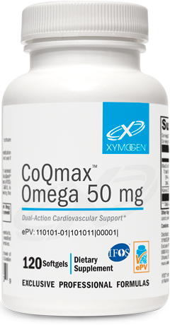 XYMOGEN®, CoQmax™ Omega 50 mg 120 Softgels