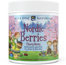 Load image into Gallery viewer, Nordic Naturals, Nordic Berries Cherry Berry 120 Gummy Berries
