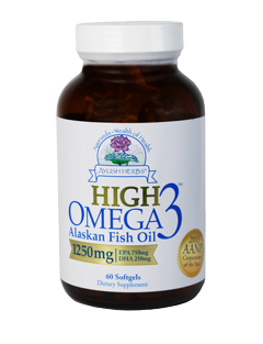 Ayush Herbs, High Omega-3 Fish Oil 60 Softgels