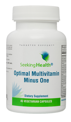 Seeking Health, Optimal Multivitamin Minus One 45 Capsules
