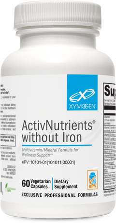 XYMOGEN®, ActivNutrients® without Iron 60 Capsules