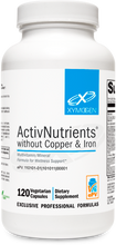 Load image into Gallery viewer, XYMOGEN®, ActivNutrients® without Copper &amp; Iron 120 Capsules
