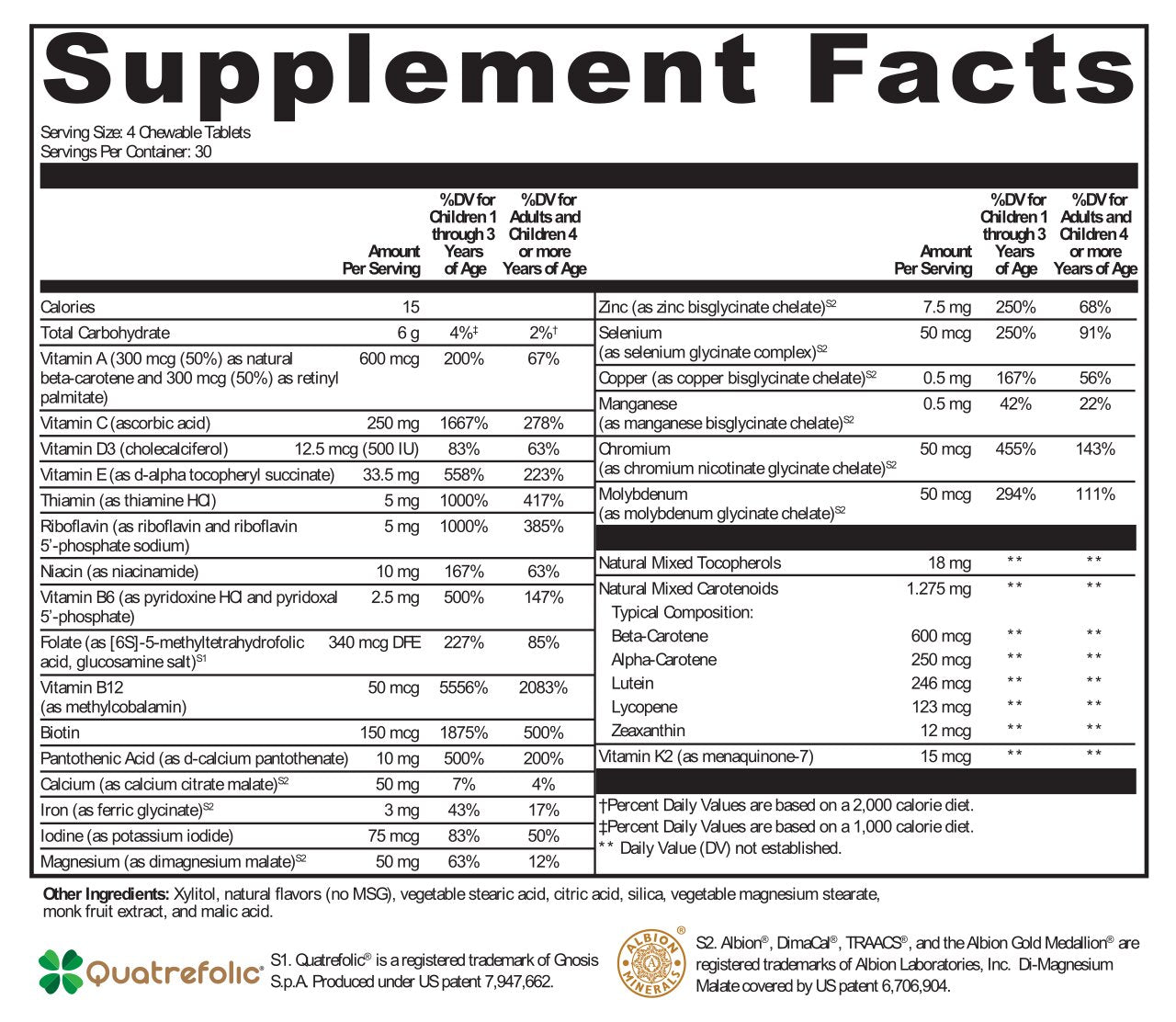 XYMOGEN®, ActivNutrients® Chewable Mixed Berry 120 Tablets – Natural ...