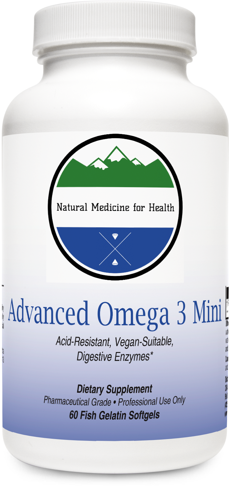 Natural Medicine for Health, Advanced Omega 3 Mini 60 Softgel