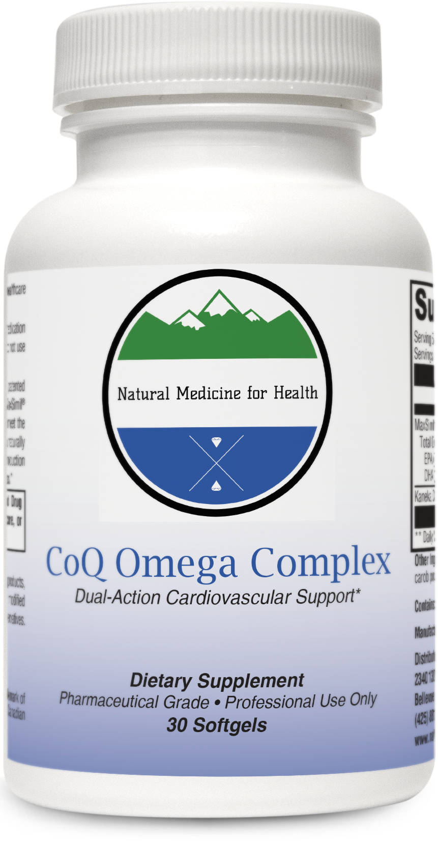 Natural Medicine for Health, CoQ Omega Complex 30 Softgels