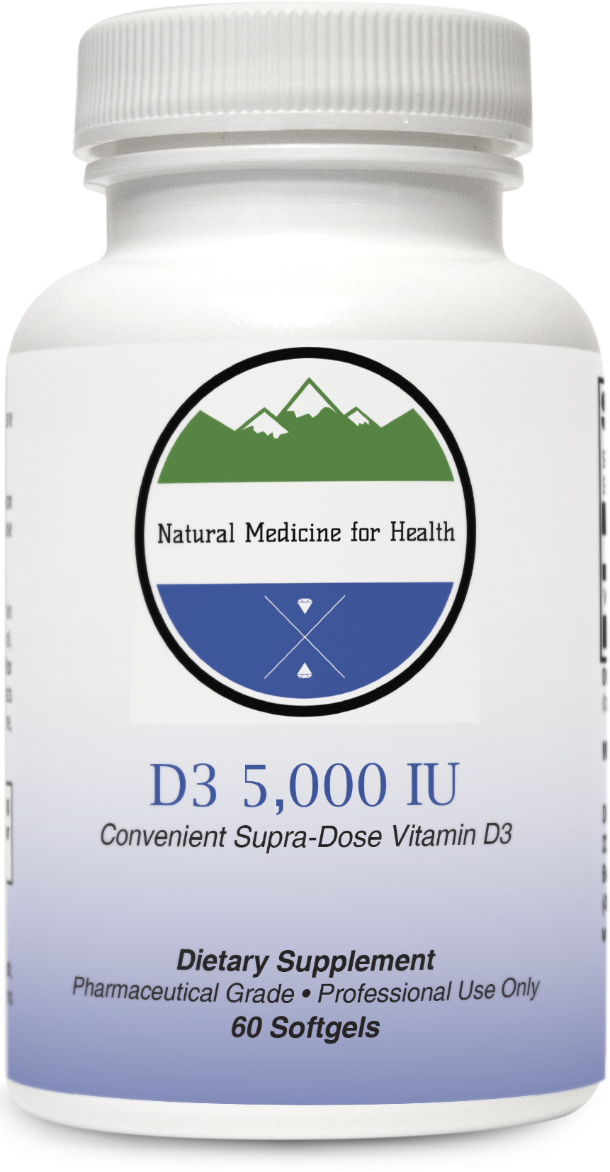 Natural Medicine for Health, D3 5000 IU 60 Softgels