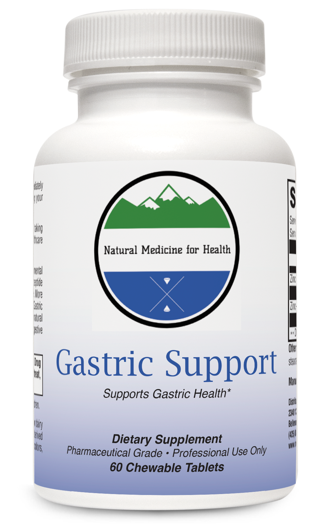 Natural Medicine for Health, Gastric Support 60 Tablets