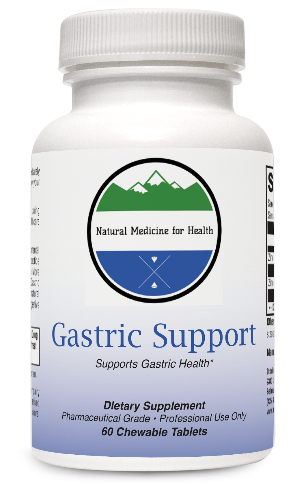 Natural Medicine for Health, Gastric Support 60 Tablets